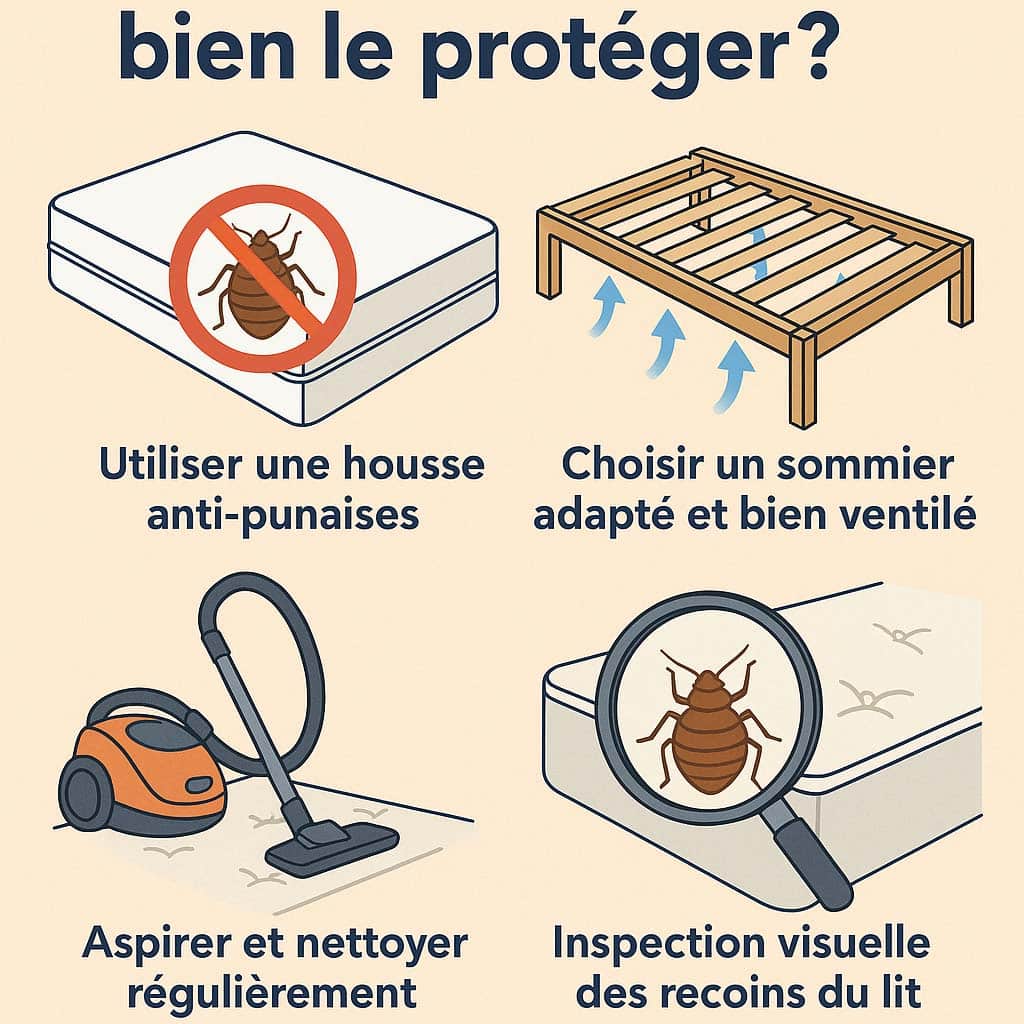 punaises et matelas
